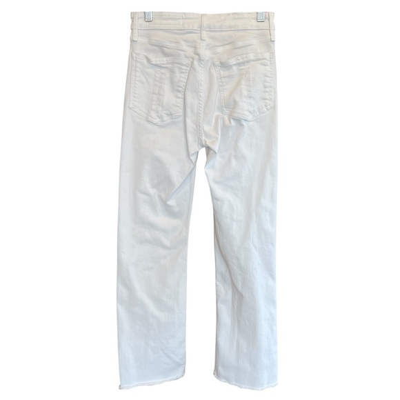 Rag & Bone Nina High Rise Ankle Flare Jeans White 25 Contemporary Minimalist - Picture 3 of 7